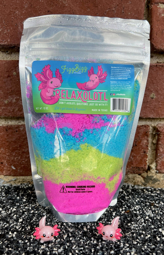 "Relaxolotl" Axolotl Kids Bath Salts