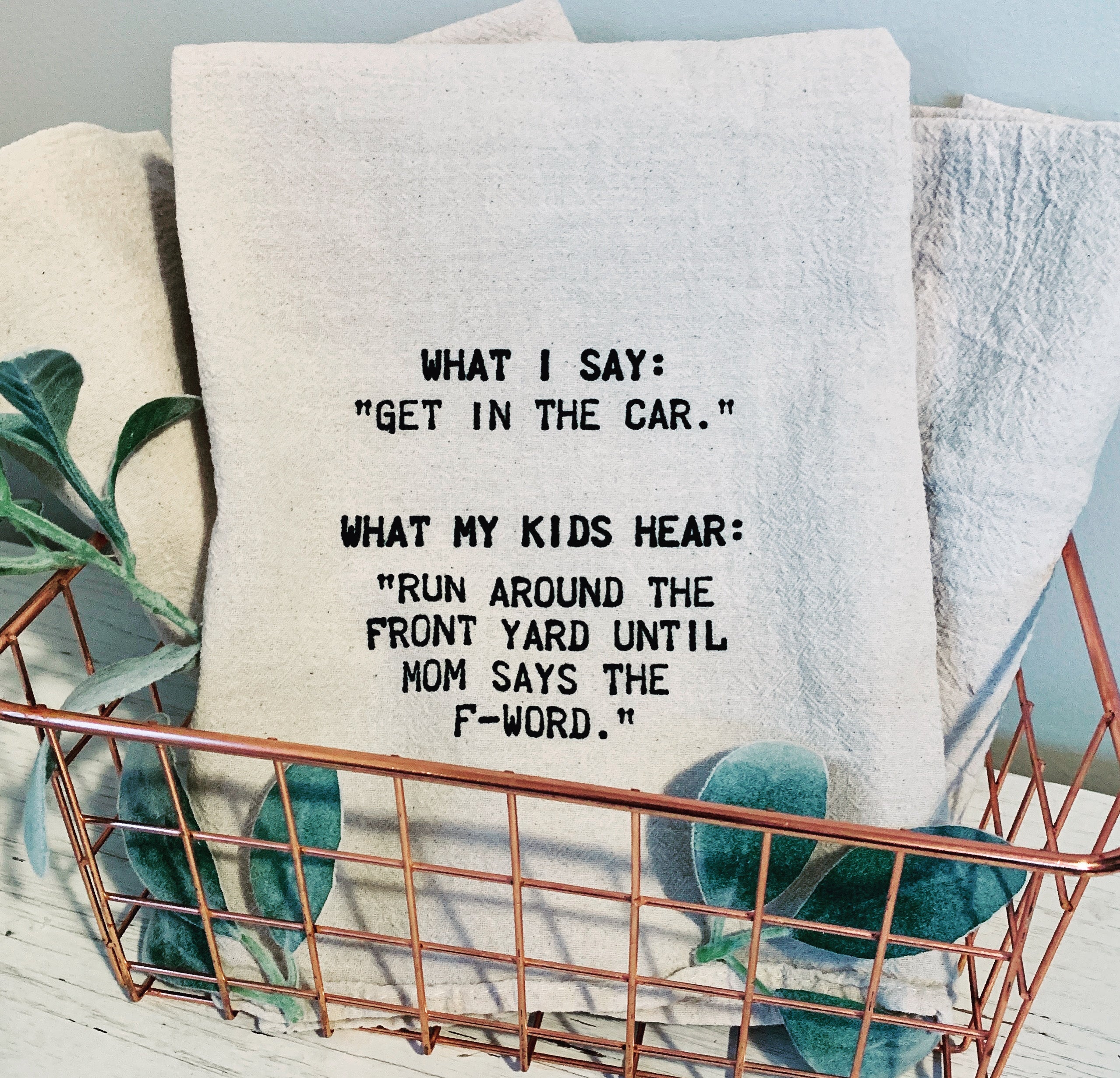 Get in the Car Tea Towel - Thumbnail 2