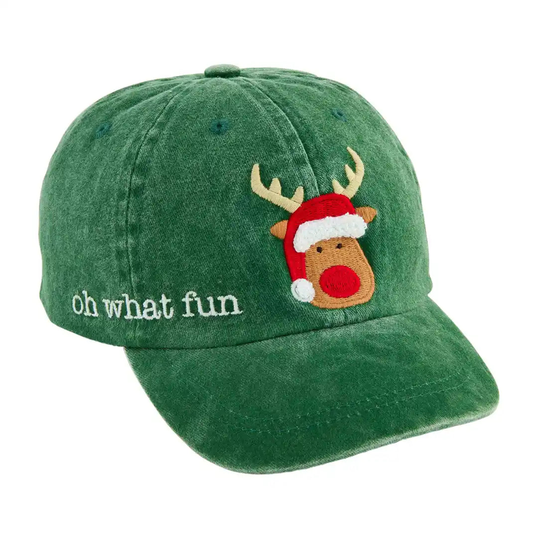 Toddler Embroidered Hat: Reindeer (2T-5T)