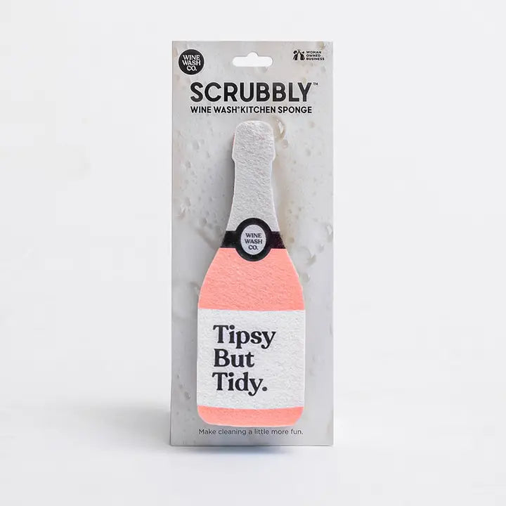 "Tipsy but Tidy" Scrubbly™ Kitchen Sponge