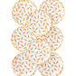Scalloped Plates: Scattered Carrots