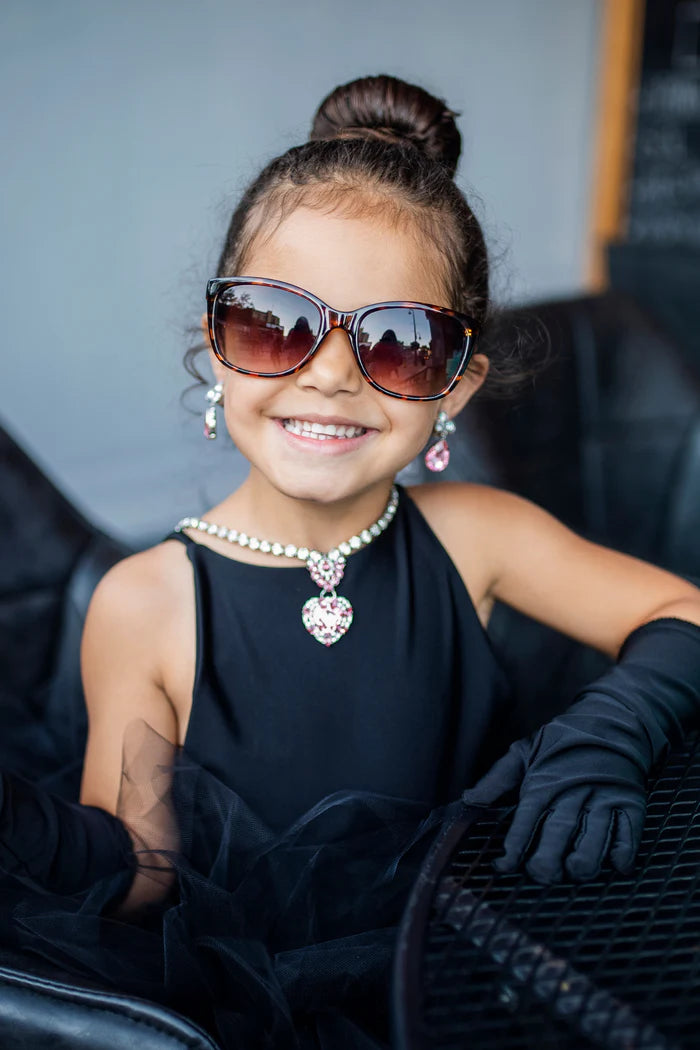 The Marilyn 4-Piece Jewelry Set: Pink/Silver