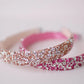 Beige Gummy Glitter Headband