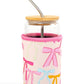 Coquette Pink Bows Drink Sleeve