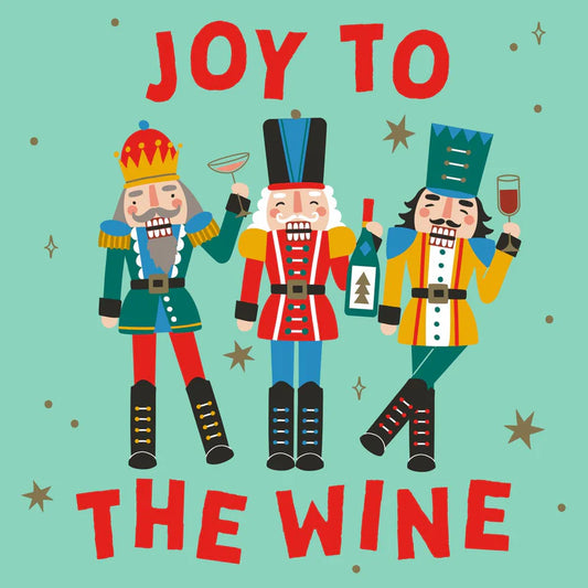 Joy to the Wine Cocktail Napkins