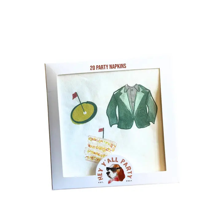 Golfing Party Cocktail Napkins - Thumbnail 3