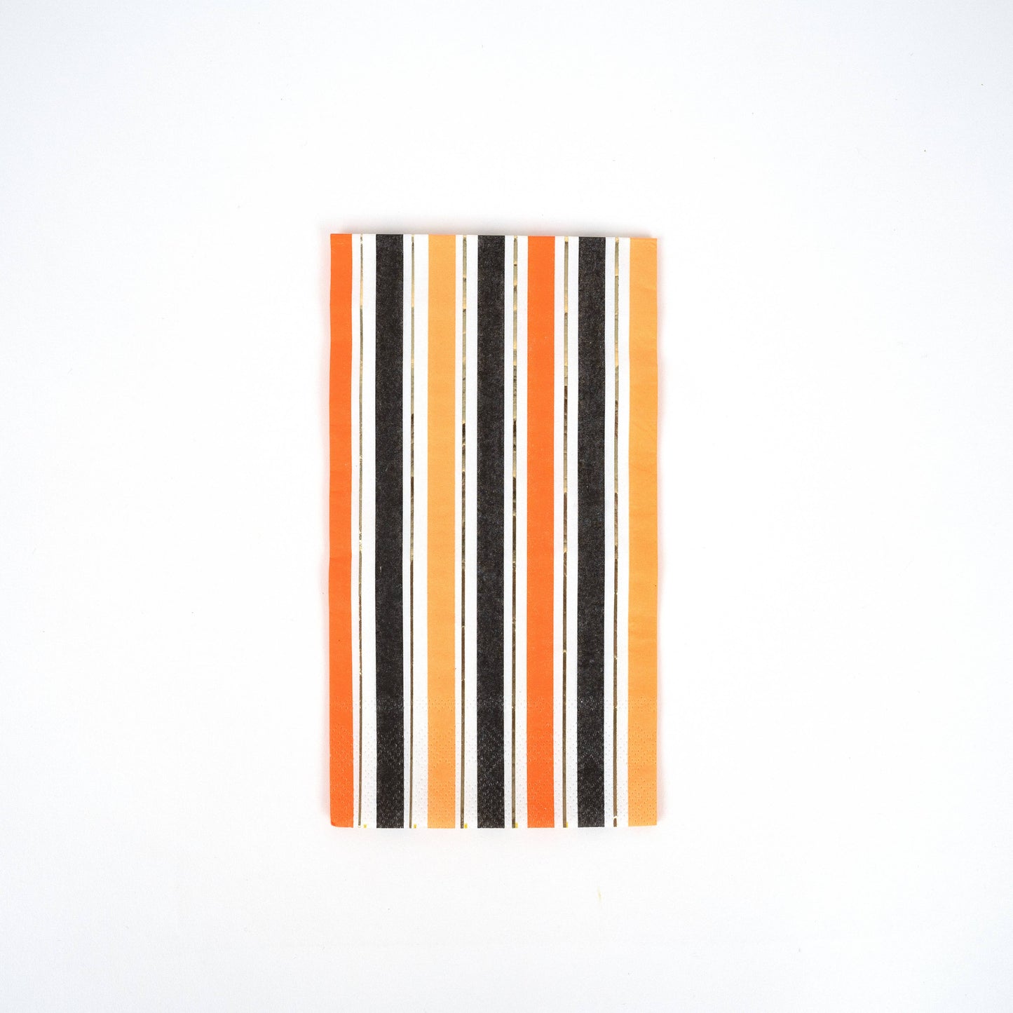 Gatherings by Curated Paperie - Orange Multicolor Stripes Guest Towel