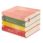 Stack of Books Paper Plate