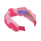 Hot Pink Ric Rac on Pink Handmade Headband