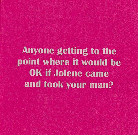 "Jolene Take My Man" Cocktail Napkins