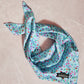 Sprinkle Me Blue Dog Cooling Bandana