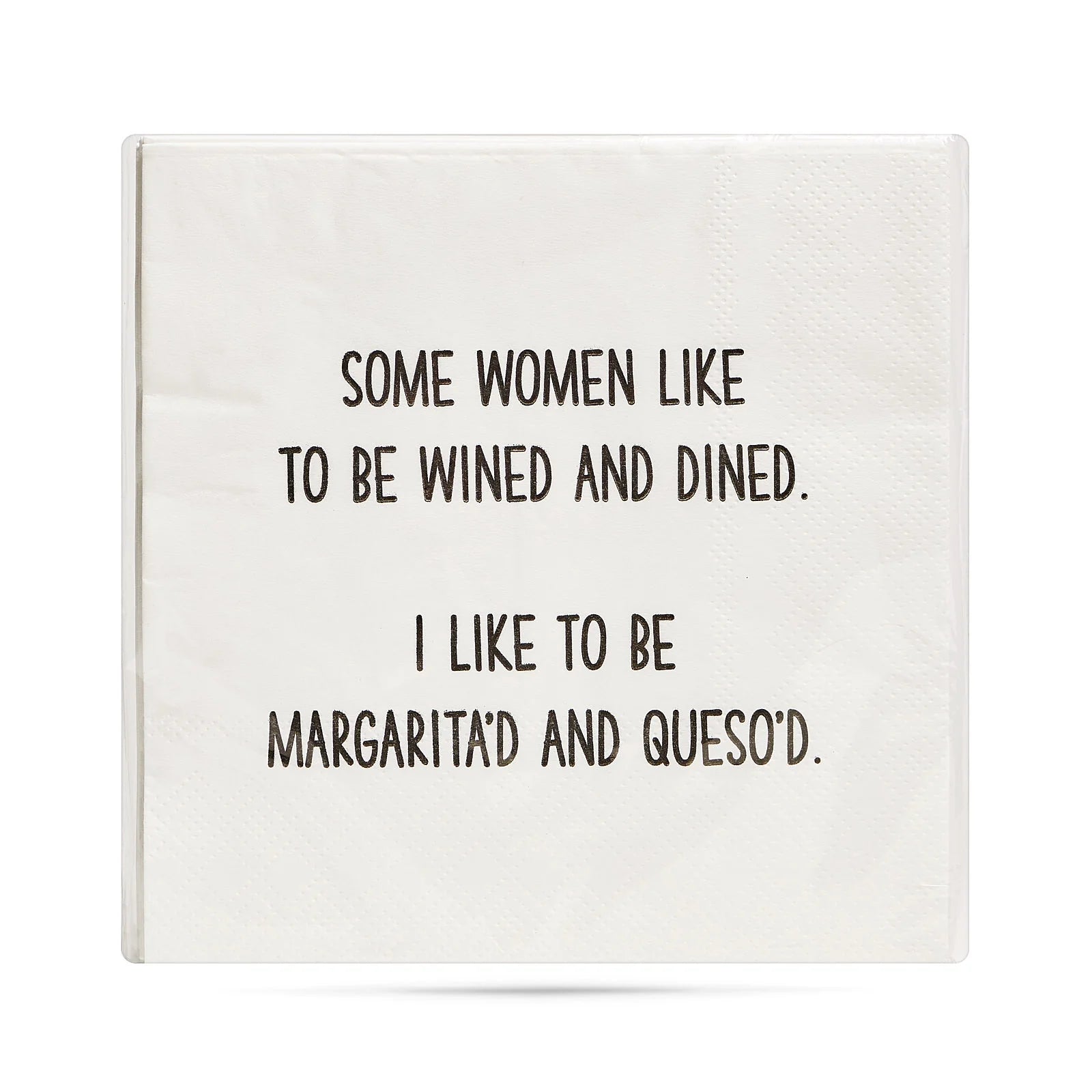 Margarita'd and Queso'd Cocktail Napkins