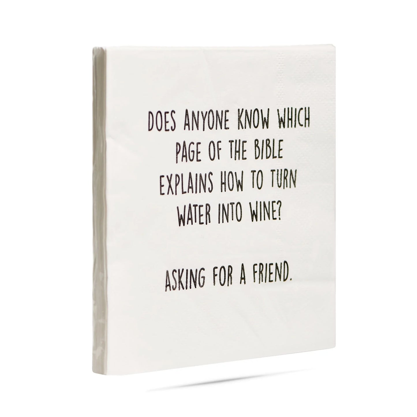 "Water into Wine" Cocktail Napkins