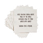"Water into Wine" Cocktail Napkins