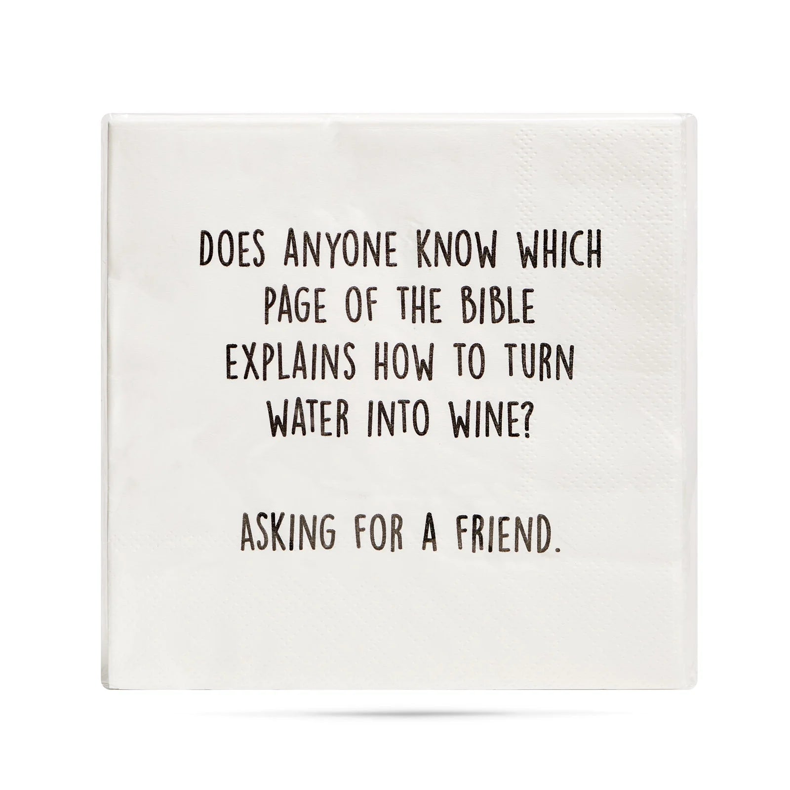 "Water into Wine" Cocktail Napkins - Thumbnail 2