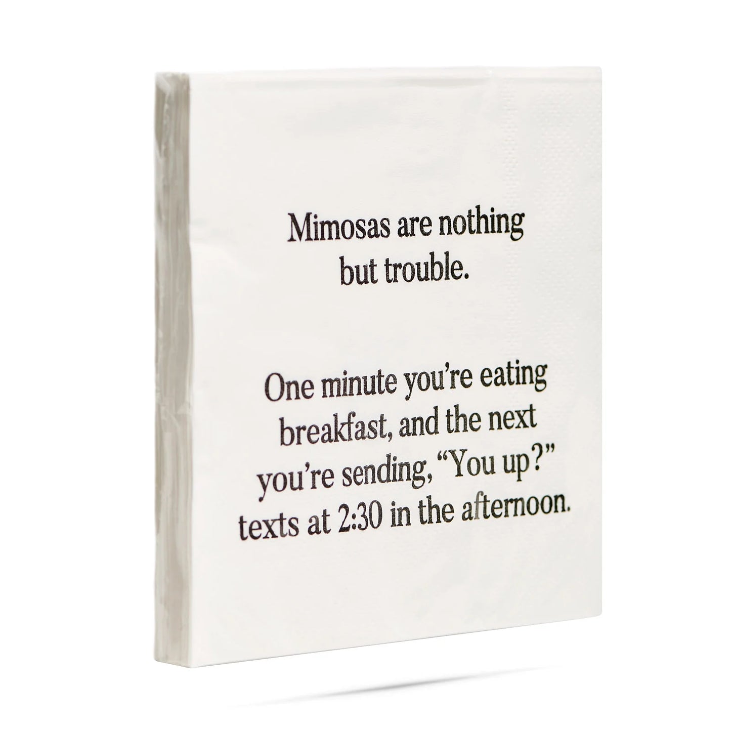"Mimosas are Nothing but Trouble" Cocktail Napkins