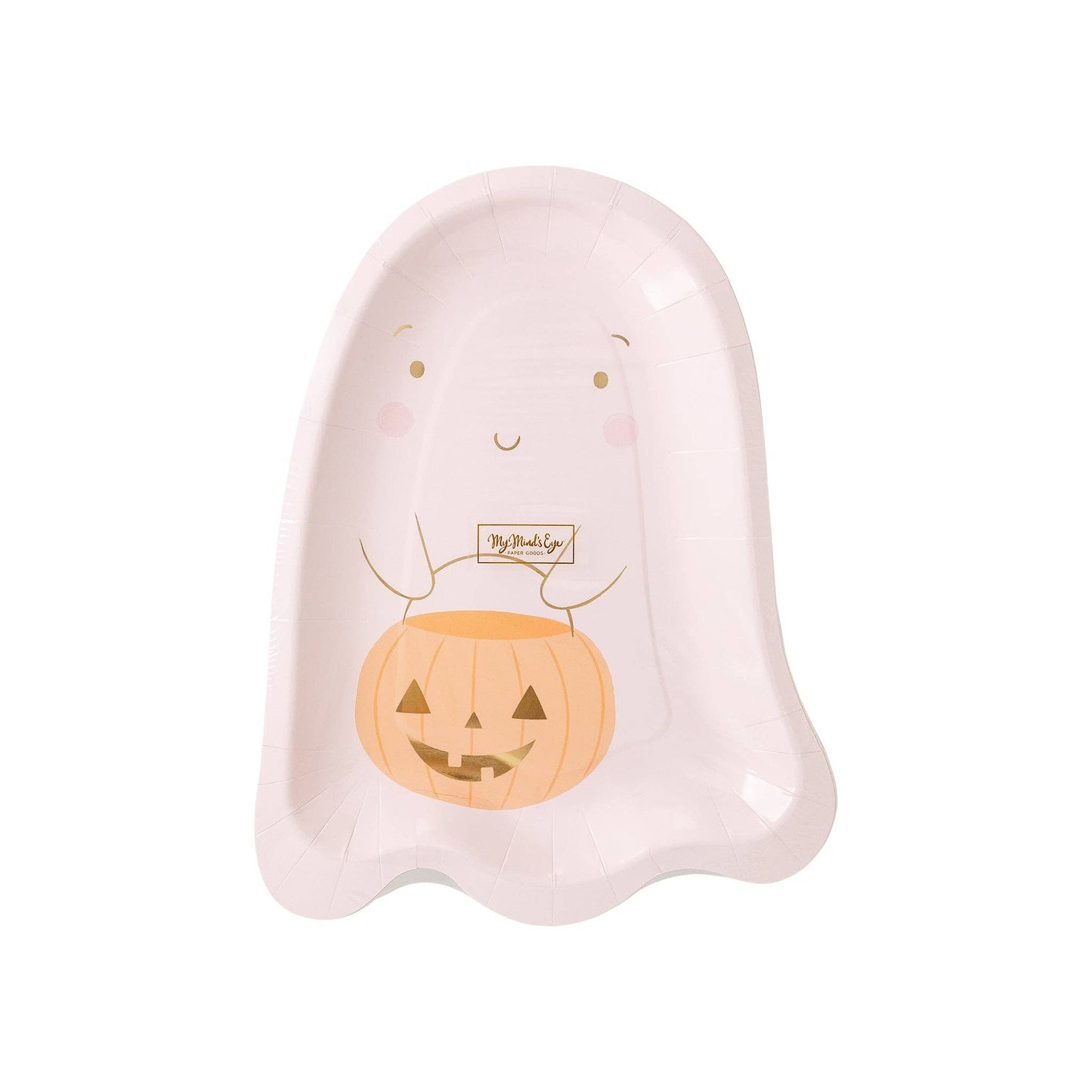 Trick or Treating Ghost Shaped Plate