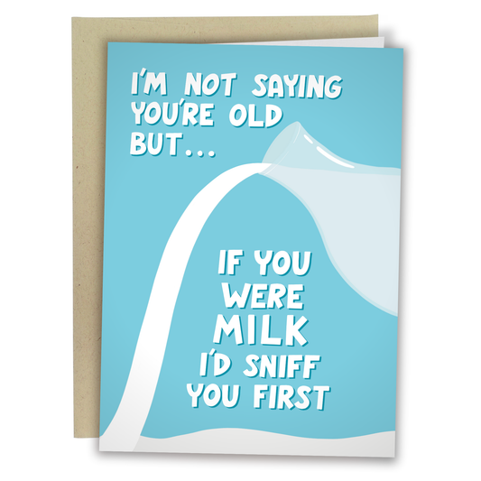 Greeting Card: I'd Sniff You First (Birthday)