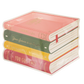 Stack of Books Paper Plate