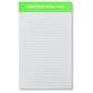 "Groceries Gone Wild" Lined Notepad
