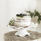 Vida Havana Pedestal Cake Plate in White