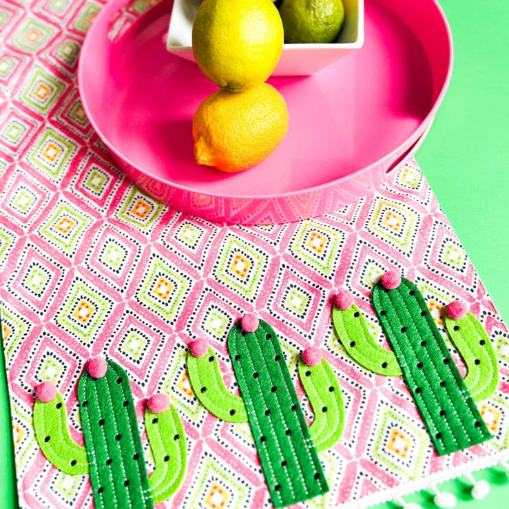 Hot Pink Melamine Serving Tray