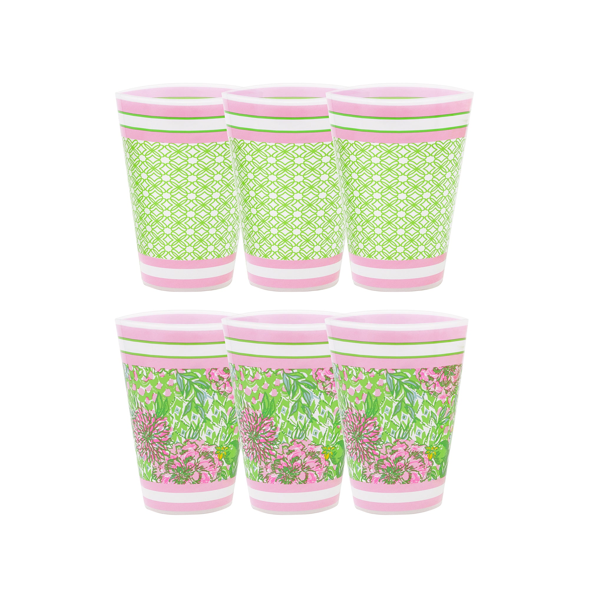 Lime Feeling Good Pool Cups Set