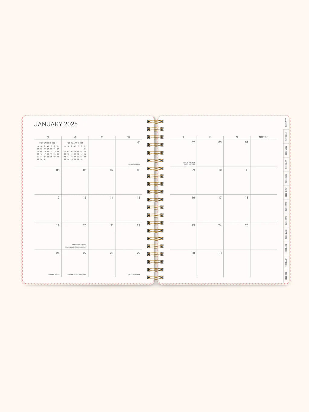 2025 Lazy Daisies Blue Baxter Planner