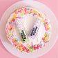 Birthday Confetti Cake Plant-Based Lip Balm: Purple