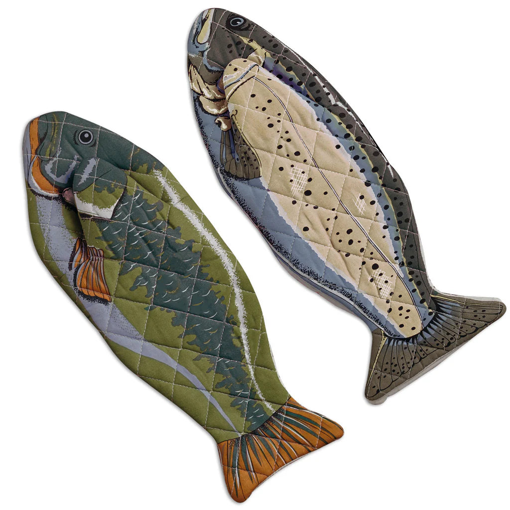 Fish Oven Mitt Set