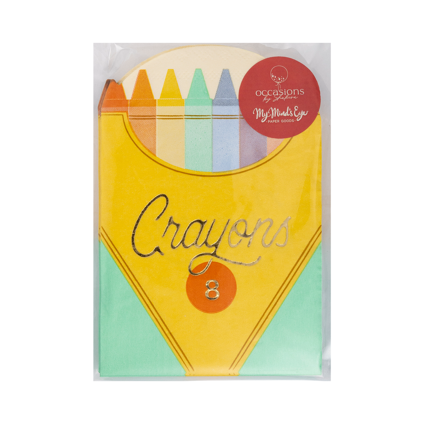 Crayon Box Shaped Napkin