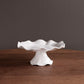 Vida Havana Small Pedestal Cake Plate in White