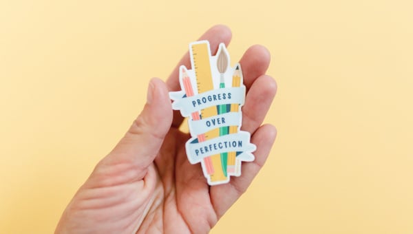 Progress Over Perfection Decal Sticker