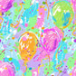 Happy Birthday Balloons Bottle Wraps (Mini La Marca Edition - Set of 6)