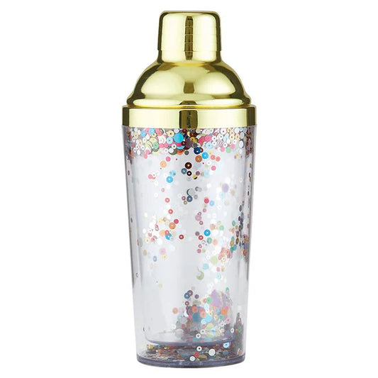Gold Confeti Cocktail Shaker