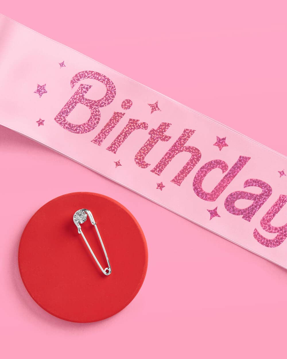 Pink Birthday Girl Sash