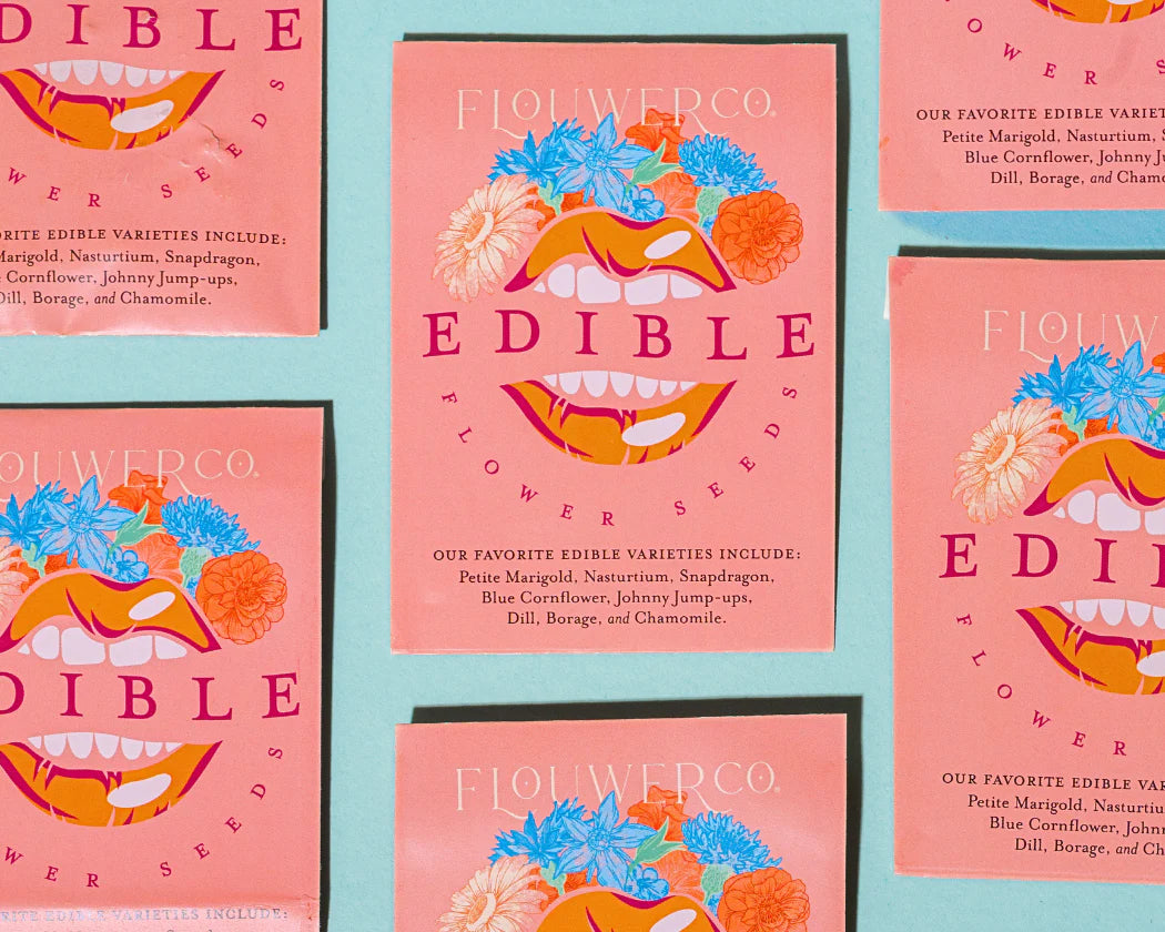 Edible Flower Seed Packets