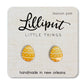 Hypoallergenic Earrings: Blue Easter Eggs