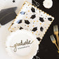 Graduation Cap Scatter Scalloped Paper Plate