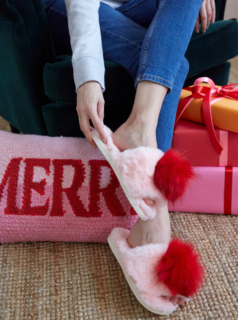 Amor Slippers: Pink