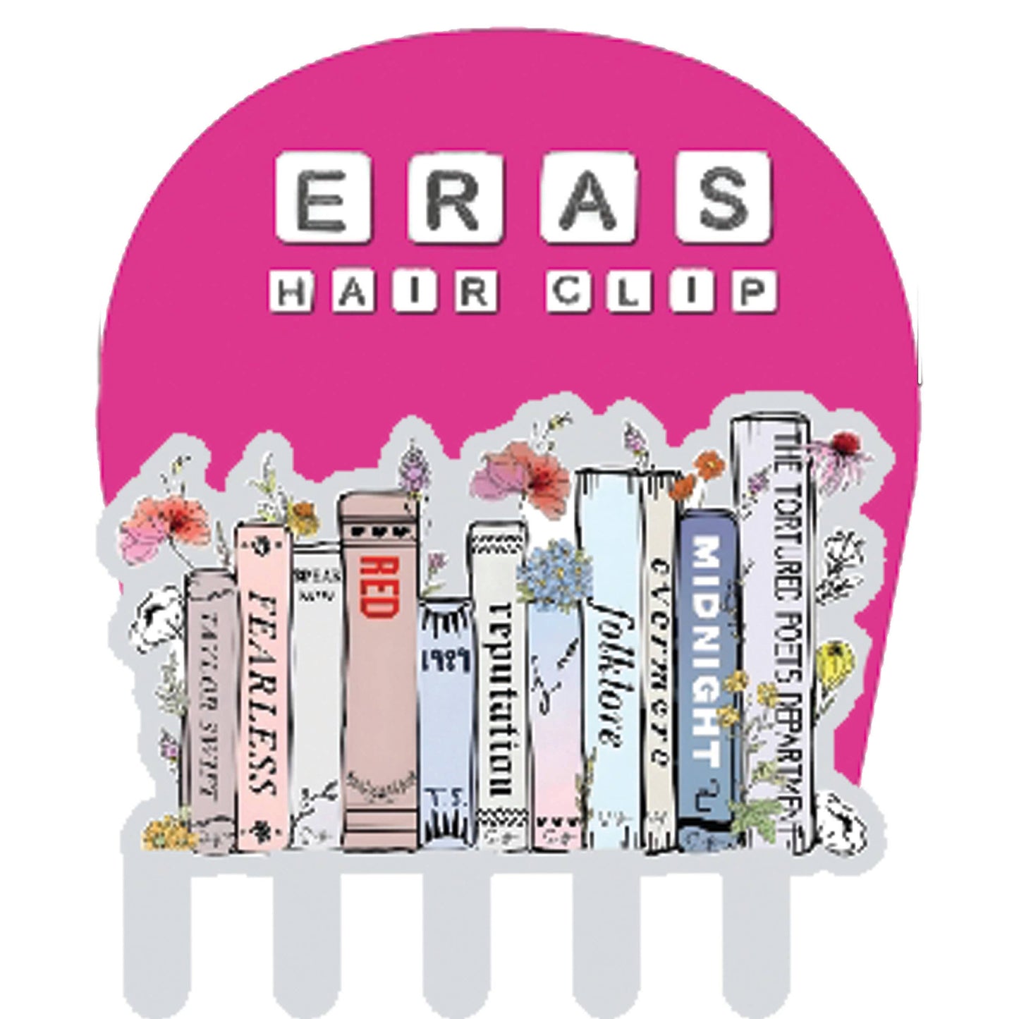 Taylor Swift Eras Hair Clip: Eras Books Line-Up