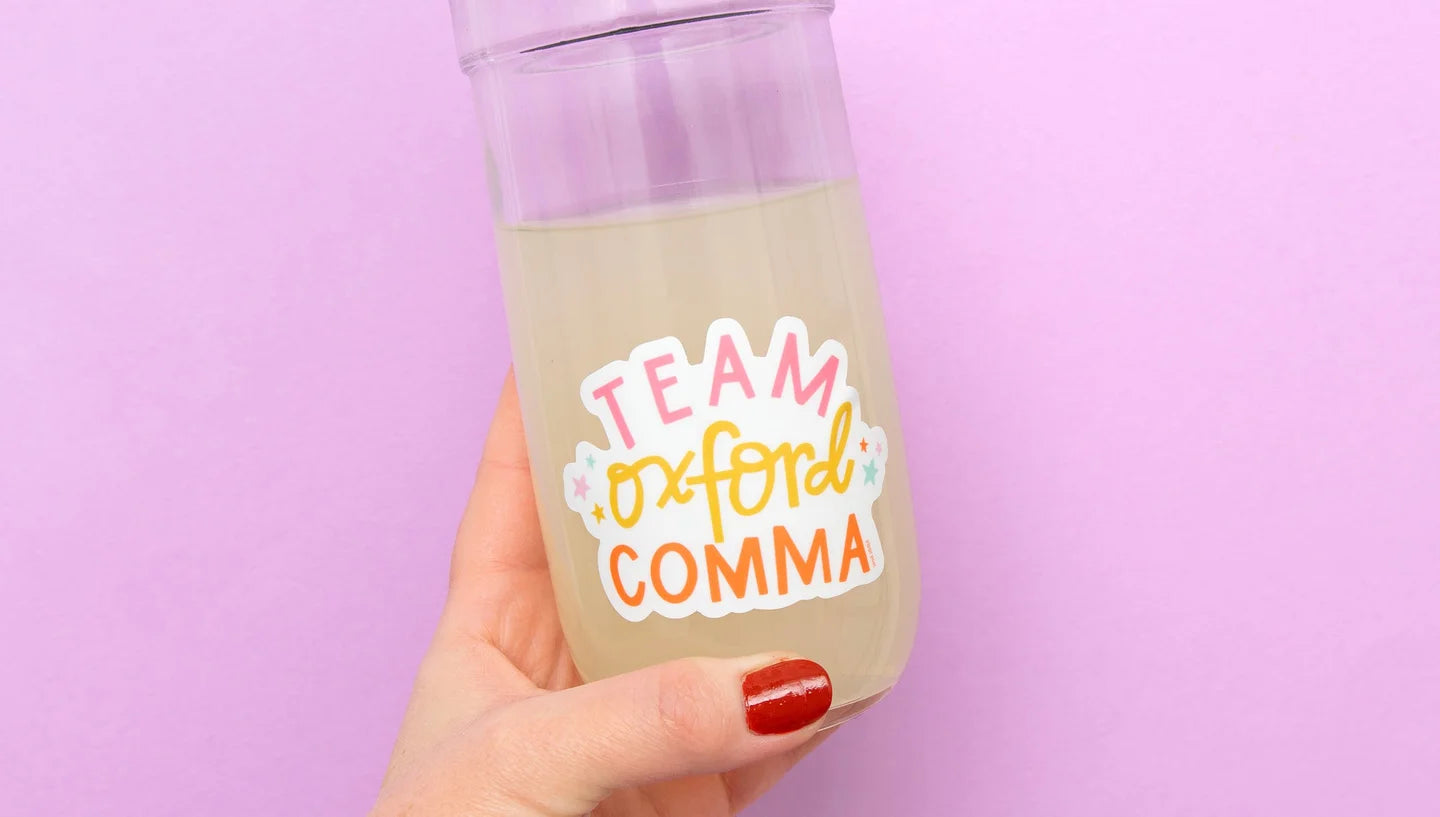 Team Oxford Comma Decal Sticker