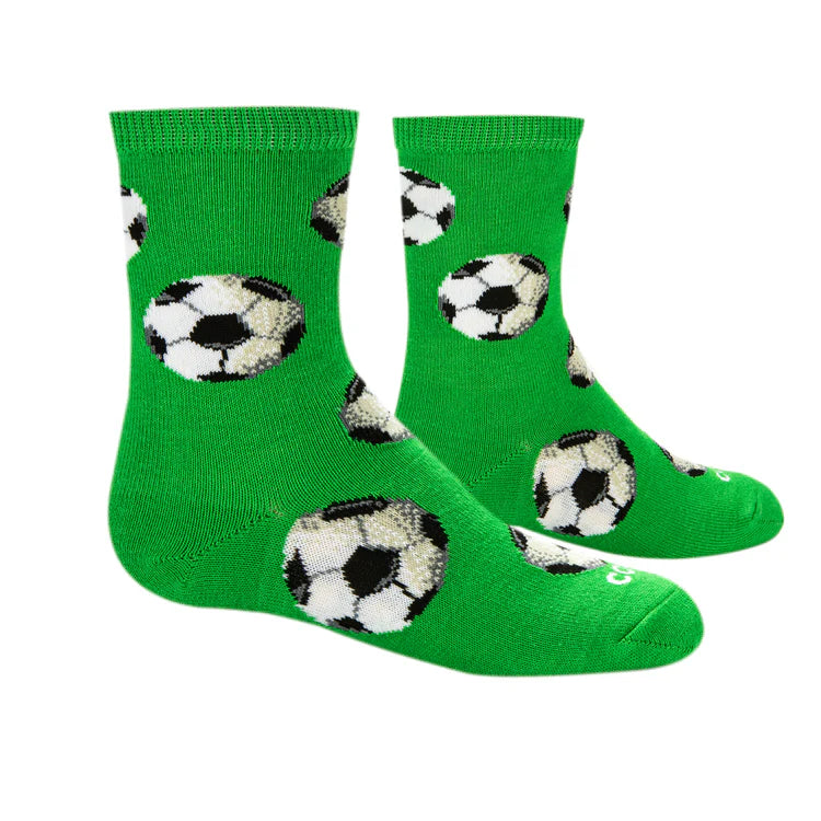 Soccer Kids Crew Socks (Size 7-10)