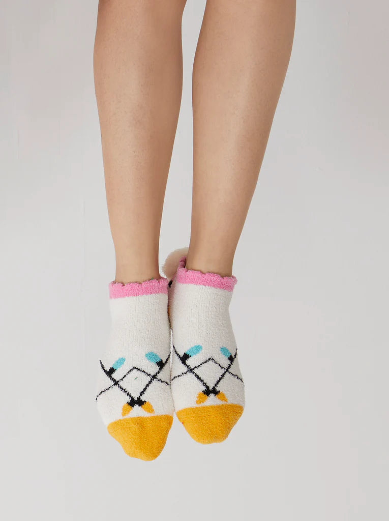 Ivory Anya Home Socks