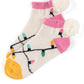 Ivory Anya Home Socks