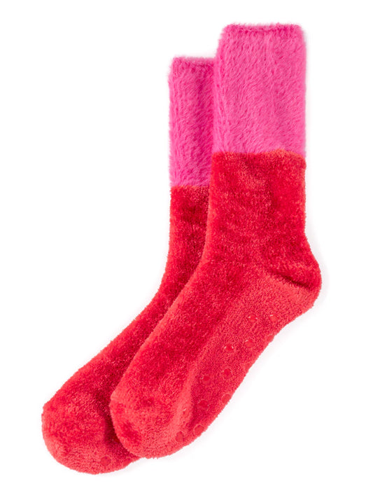 Red Amarie Home Socks