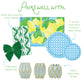 Blue Cane Paper Plates (Two Sizes Available)