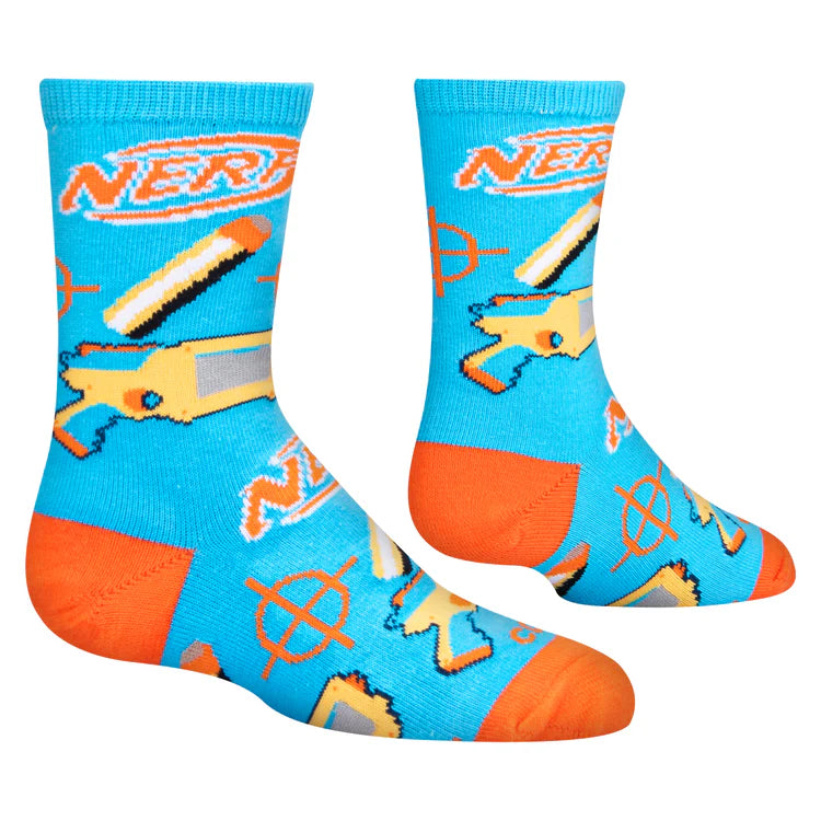 Nerf Blaster Kids Crew Socks (Size 7-10)