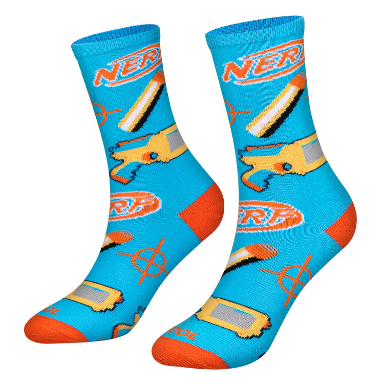 Nerf Blaster Kids Crew Socks (Size 7-10)