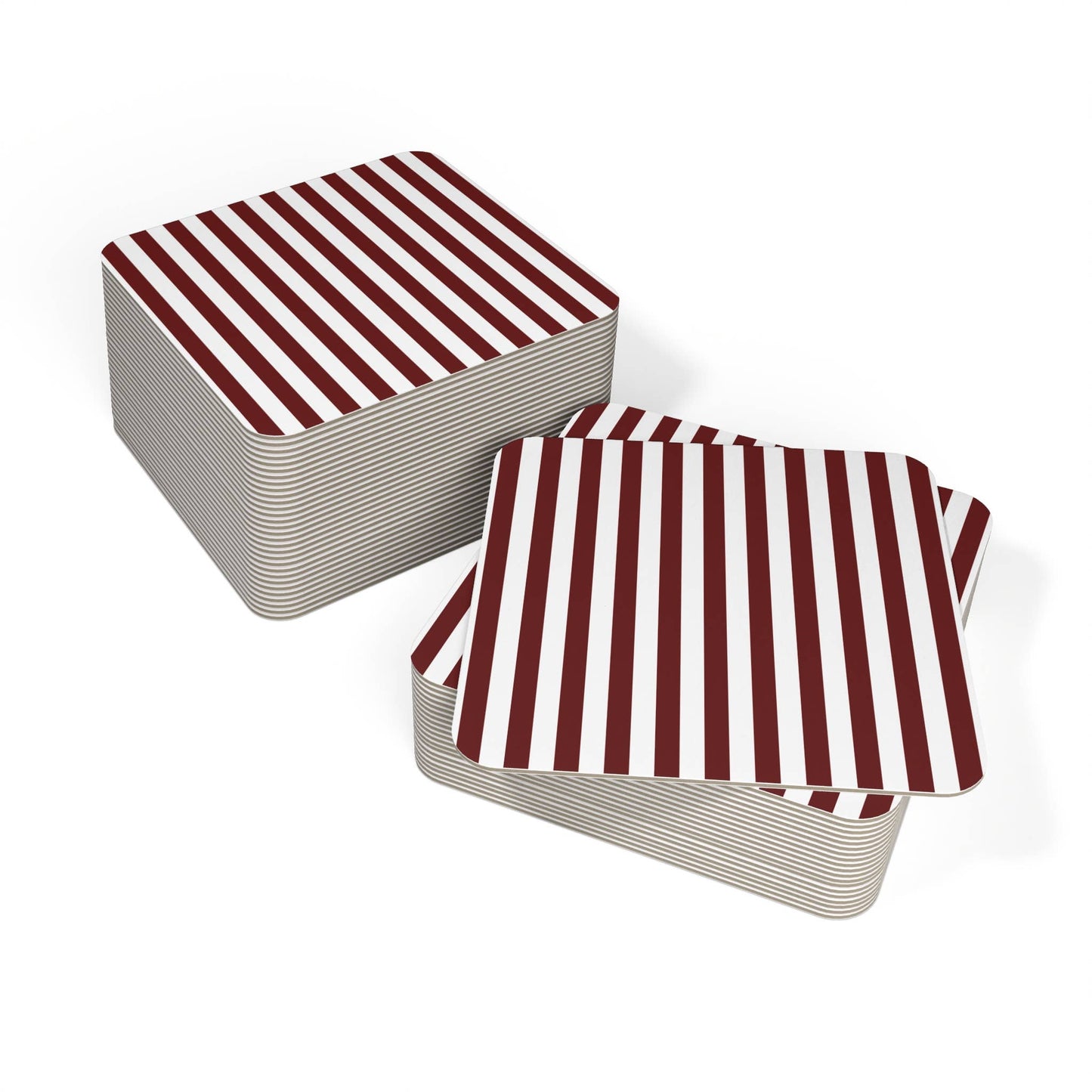 Mississippi State Maroon White Paper Party Coasters 